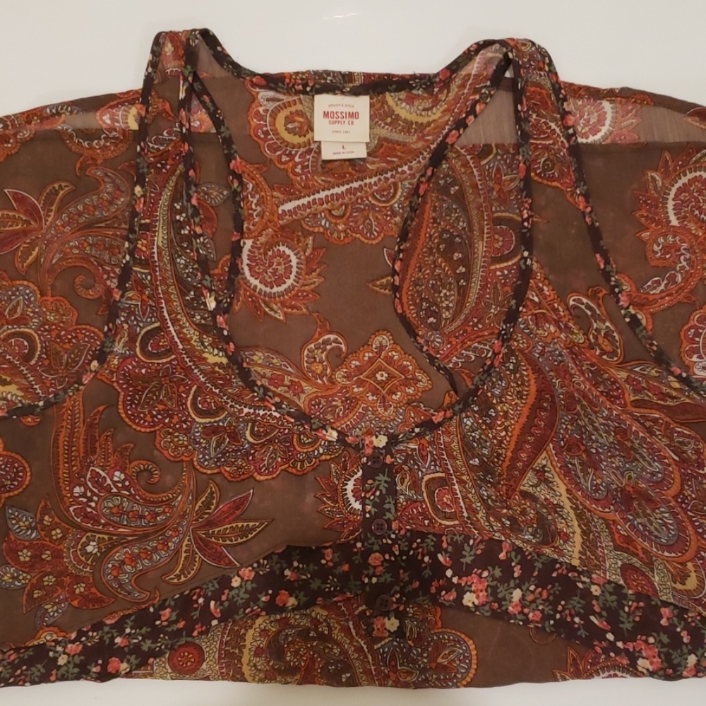 Mossimo Paisley Racerback Tank - Picture 4 of 4